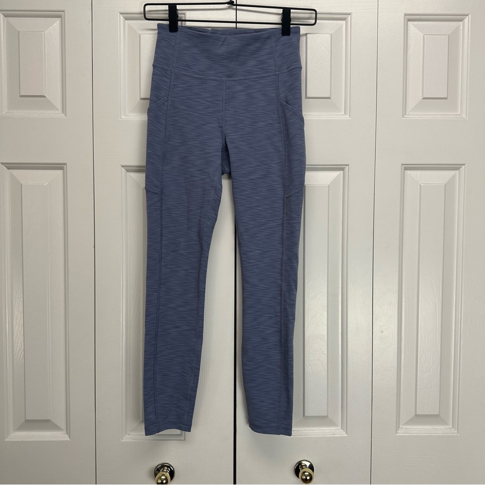Lululemon Invigorate High-Rise Tight 25" in Heathered Water‎ Drop EUC - Picture 3 of 11